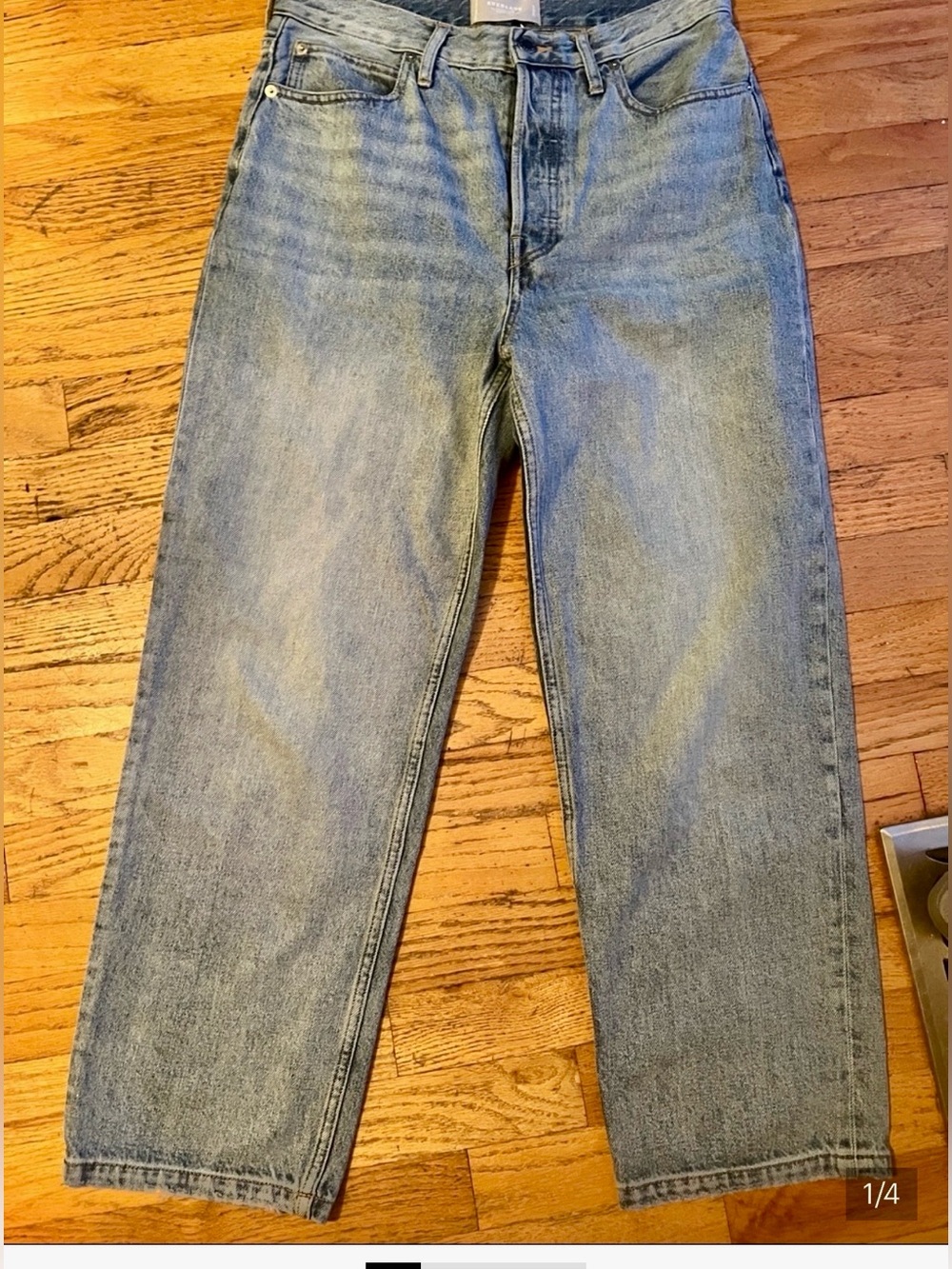 Everlane Blue Straight 90s Way high Jeans -29R